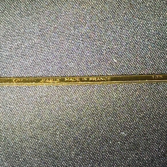 Custom Vintage Cartier Romance Louis Gold Rim Diamond Frames Glasses Sunglasses - Picture 11 of 16